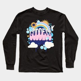 Vintage Goddess Long Sleeve T-Shirt